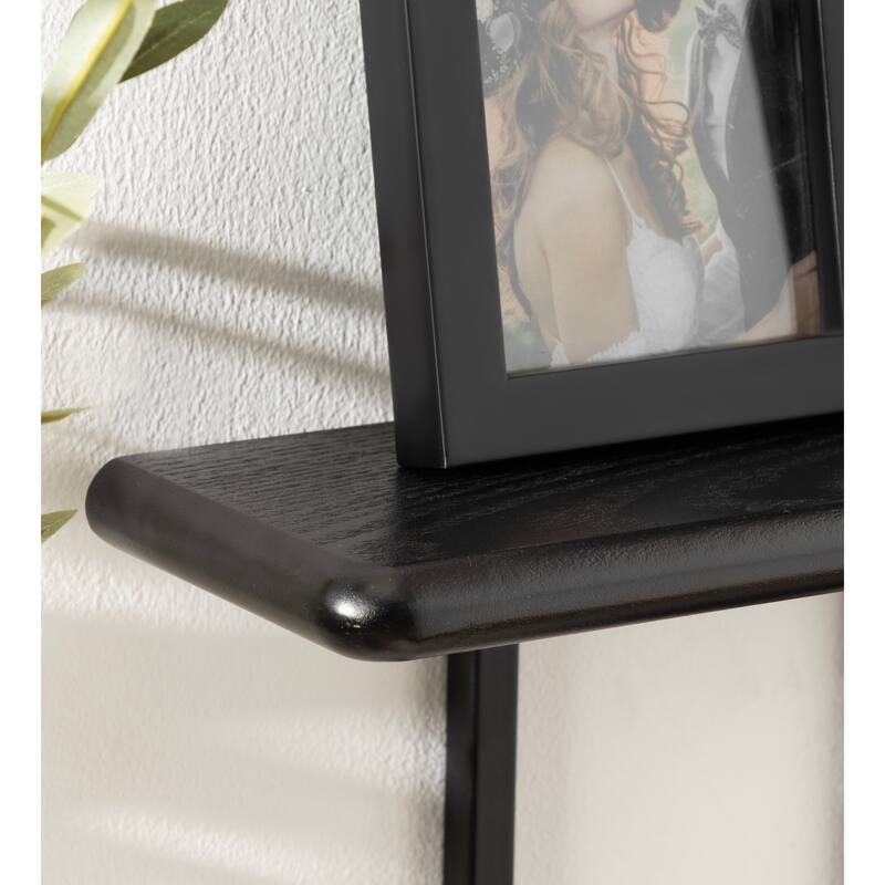 Kate and Laurel Ramos Wood/Metal Accent Shelf - 18x6x30