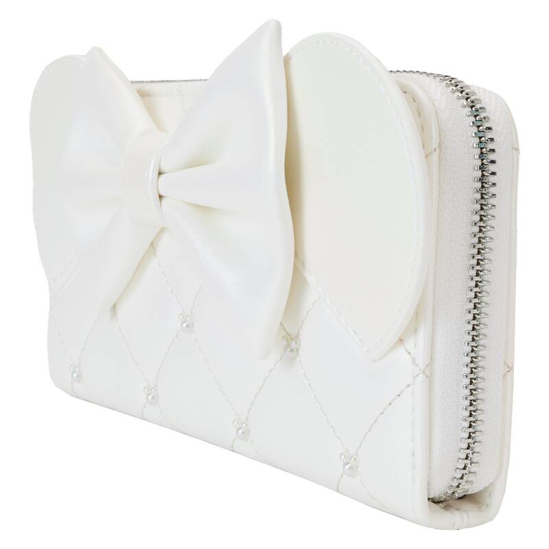 Disney Minnie Mouse Iridescent Wedding Wristlet Wallet