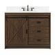 preview thumbnail 98 of 165, Sudio Design Bathroom Vanity Rafter Collection 42" Single Sink - Rustic Brown