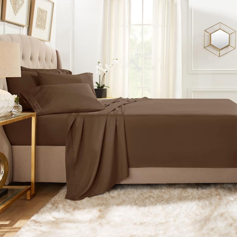 Empyrean Hotel Luxury 6 Piece Sheet Set - Super Soft Bedding Sheets & Pillowcases