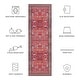 preview thumbnail 17 of 16, SAFAVIEH Tucson Laverne Transitional Machine Washable Rug 2'6" x 8' Runner - Rust/Navy - Runner