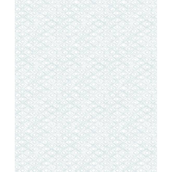 Decorline Delilah Aqua Diamond Wallpaper - 21in x 396in x 0.025in