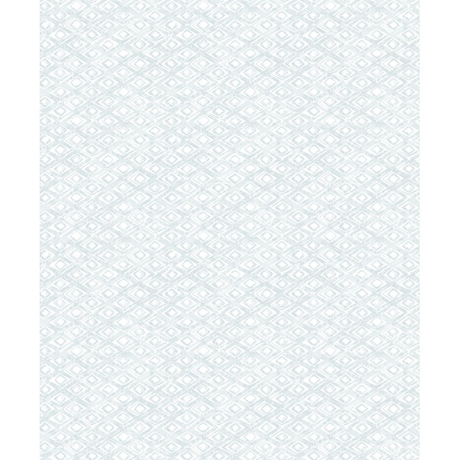 Decorline Delilah Aqua Diamond Wallpaper - 21in x 396in x 0.025in