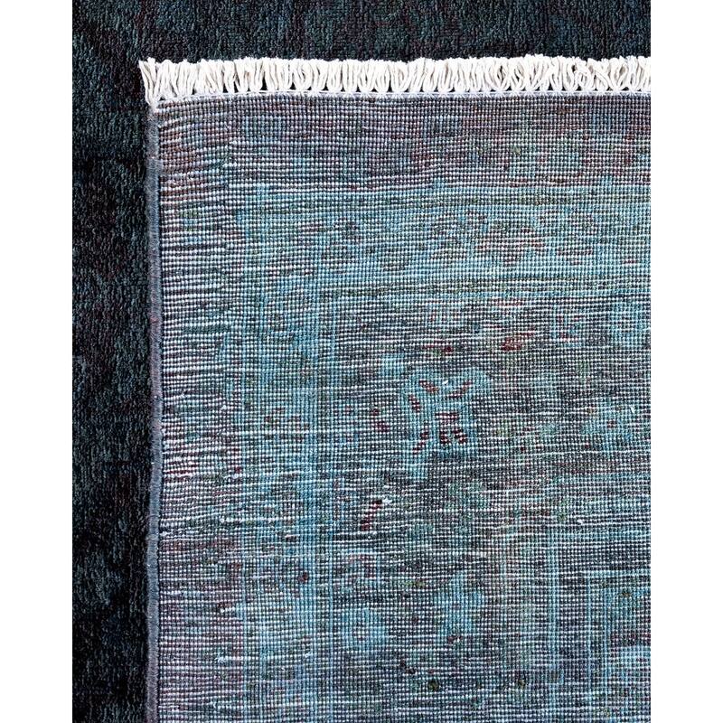 Vibrance, One-of-a-Kind Hand-Knotted Area Rug - Gray, 6' 2" x 8' 10" - 6' 2" x 8' 10"
