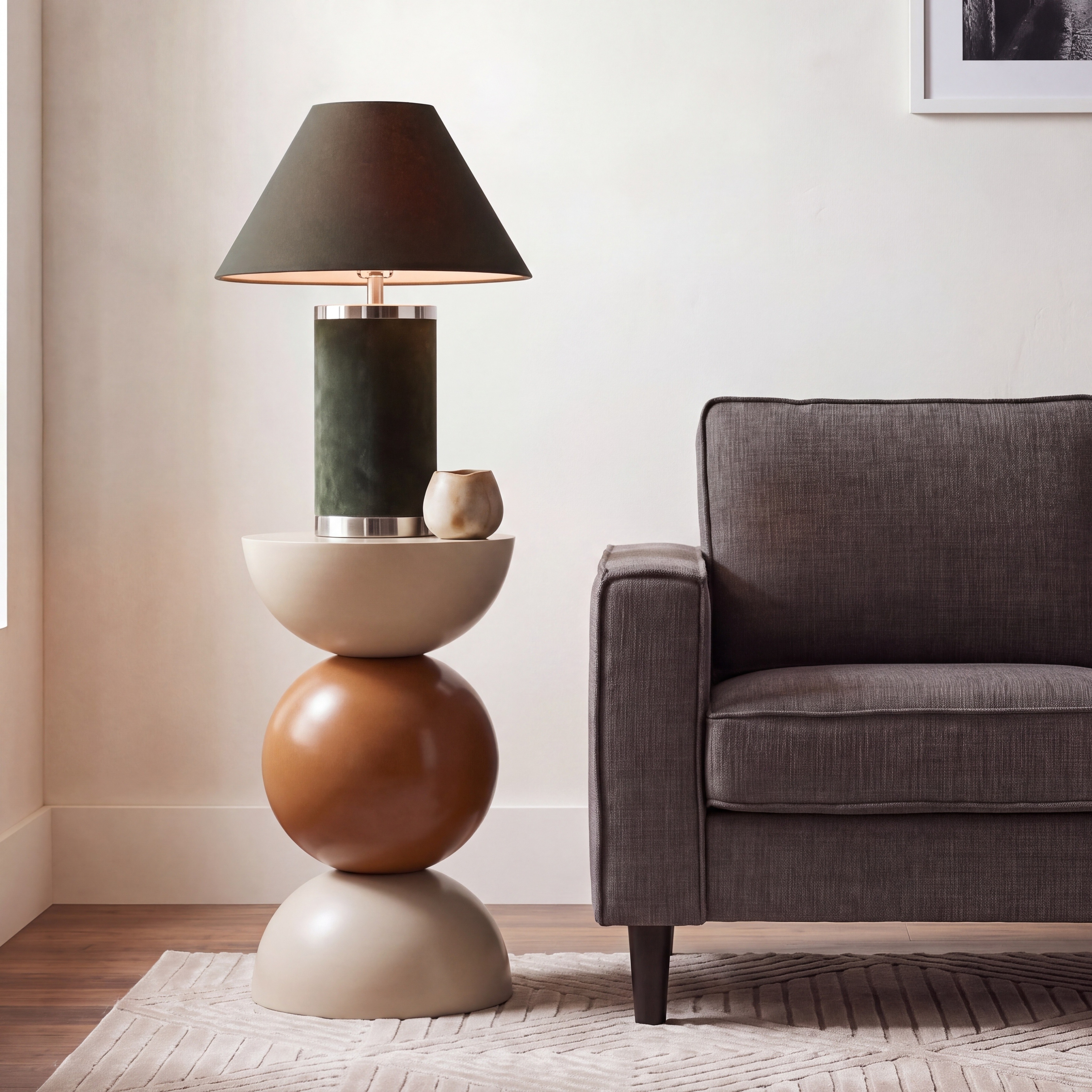 SAFAVIEH Preston Modern Iron Accent Table, Mustard, Fully Assembled - 12"W x 12"D x 22"H