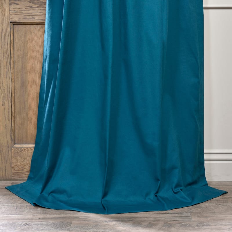 Exclusive Fabrics Solid Cotton True Blackout Curtain (1 Panel)