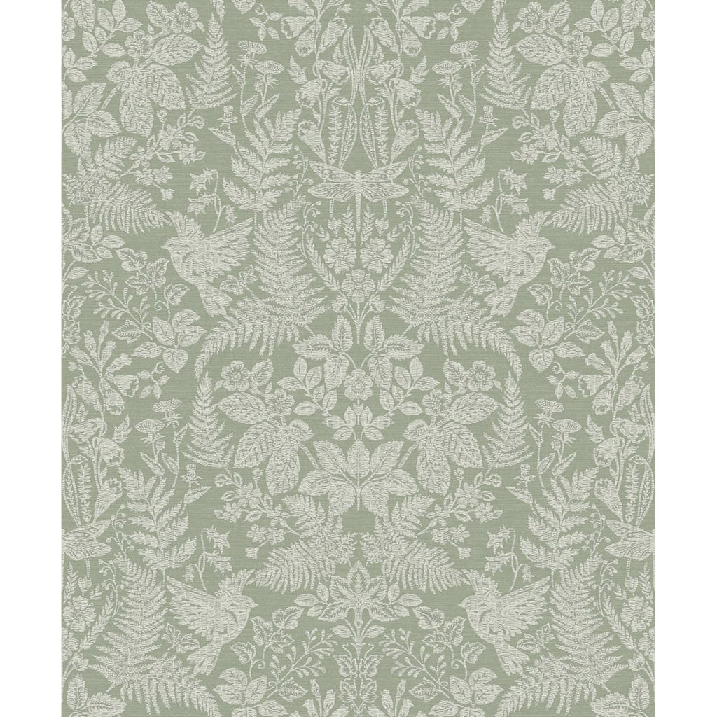 Loxley Leaf Botanical Textured Non-Pasted Wallpaper – 396in x 20.8in