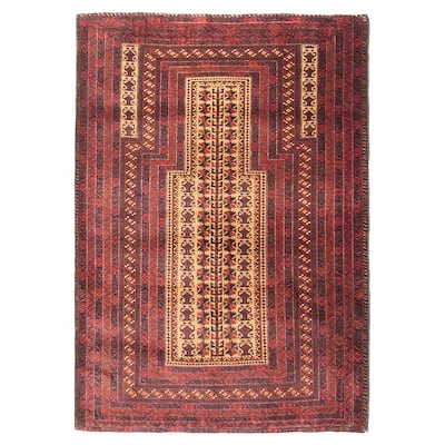 Teimani Tan Rug 3'2" x 4'8" - 3'2 x 4'8