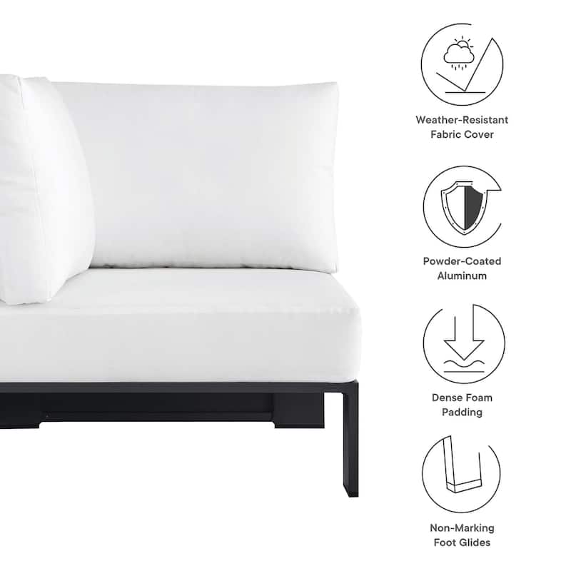 Tahoe Patio Aluminum Modular Corner Chair