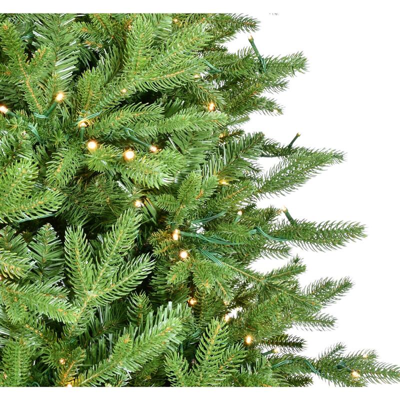 Fraser Hill Farm 8ft. Derby Fir Artificial Christmas Tree with Warm