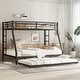 preview thumbnail 26 of 51, Metal Bunk Bed with Twin Size Trundle