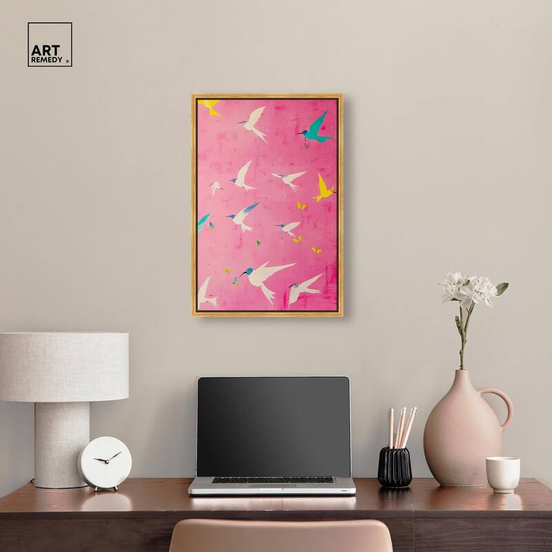 Soaring Sorbet Canvas by Art Remedy