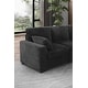 preview thumbnail 7 of 19, Modern Corduroy Sectional With Storage Chaise Lounge