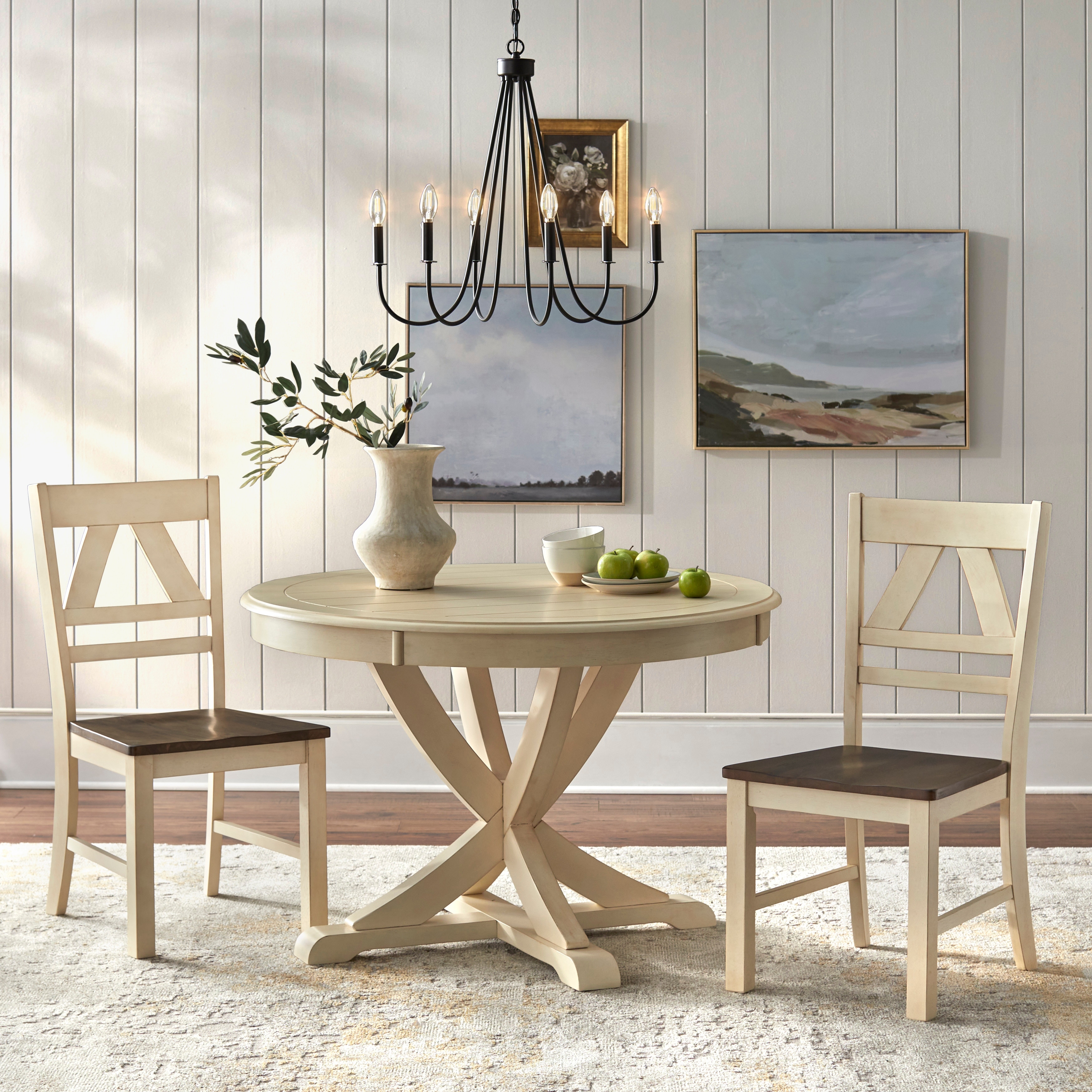 Country style best sale dining set