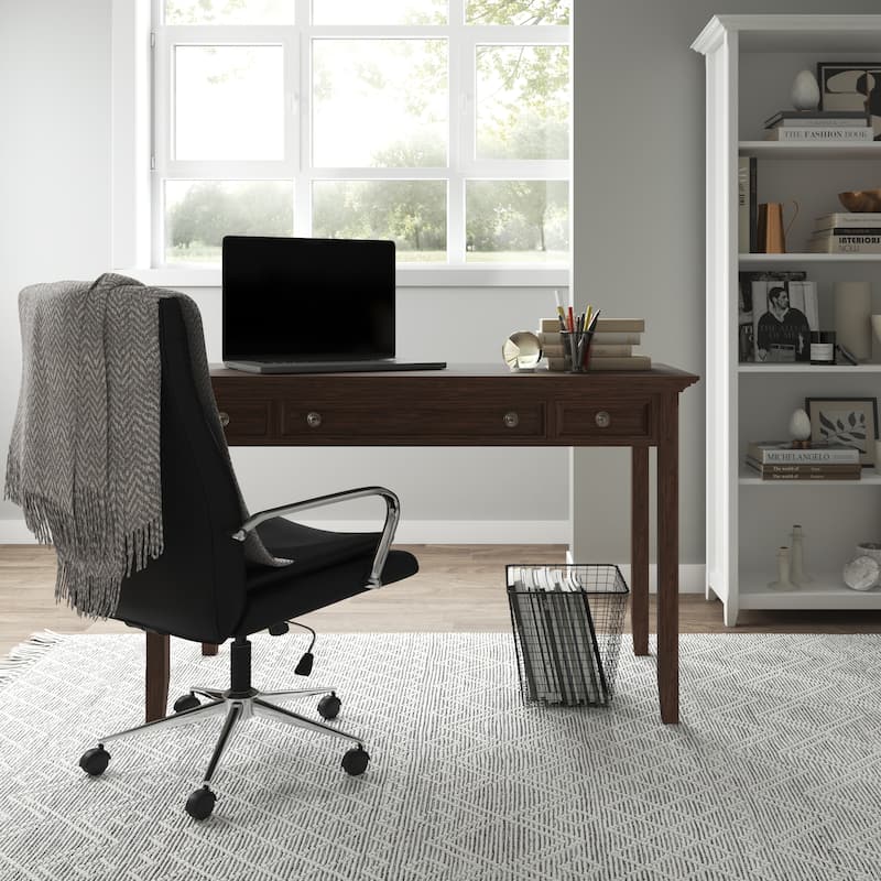 WYNDENHALL Halifax SOLID WOOD Transitional 54 inch Wide Desk