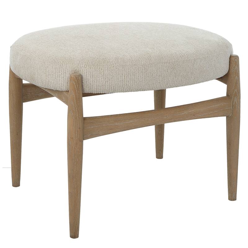 Uttermost Acrobat Off-White Small Bench - 25 W X 19 H X 20 