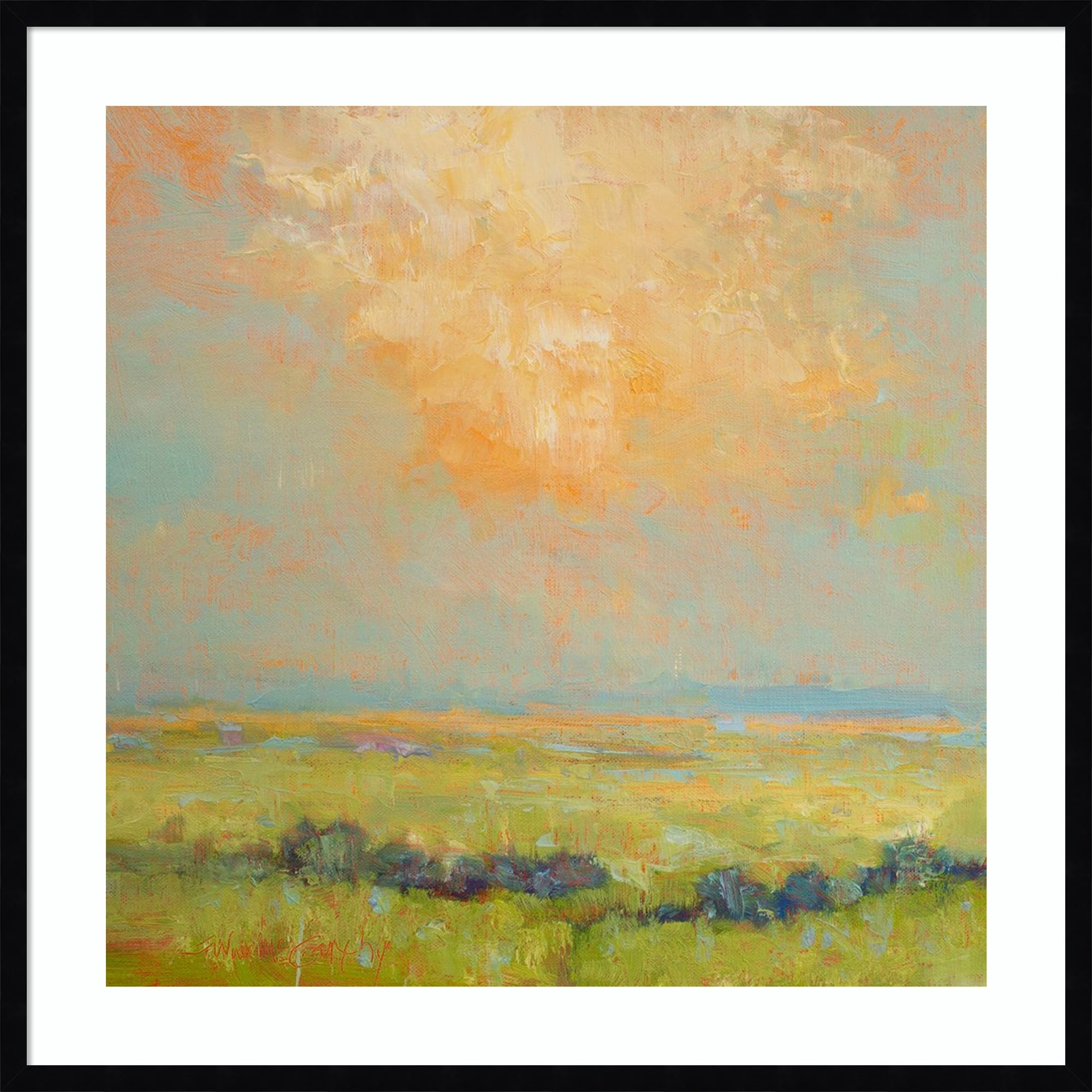 Chandelier by William McCarthy Wood Framed Wall Art Print