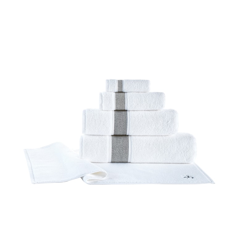 Brooks Brothers Ottoman Rolls Wash Towel