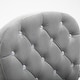 preview thumbnail 8 of 7, Button Tufted Desk Chair, Velvet Vanity Chair with Back and Wheels, Swivel Rolling Chair with Adjustable Height - N/A
