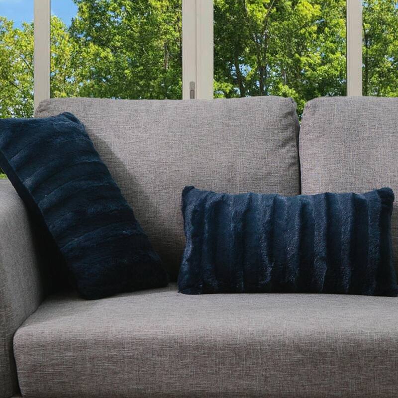 Cheer Collection Decorative Throw Pillows (Set of 2) - Blue