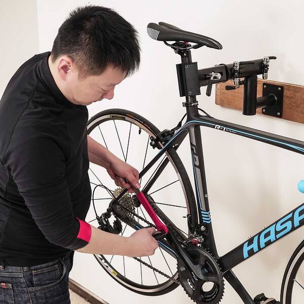Shop Bike Repair Stand Wall Mount Bicycle Mechanics Home