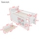 preview thumbnail 20 of 21, Twin Size Loft Bed with LED and Bookshelf, Wood Low Loft Bed with Stairs, Kids Twin Loft Bed with Storage Drawers and Shelves
