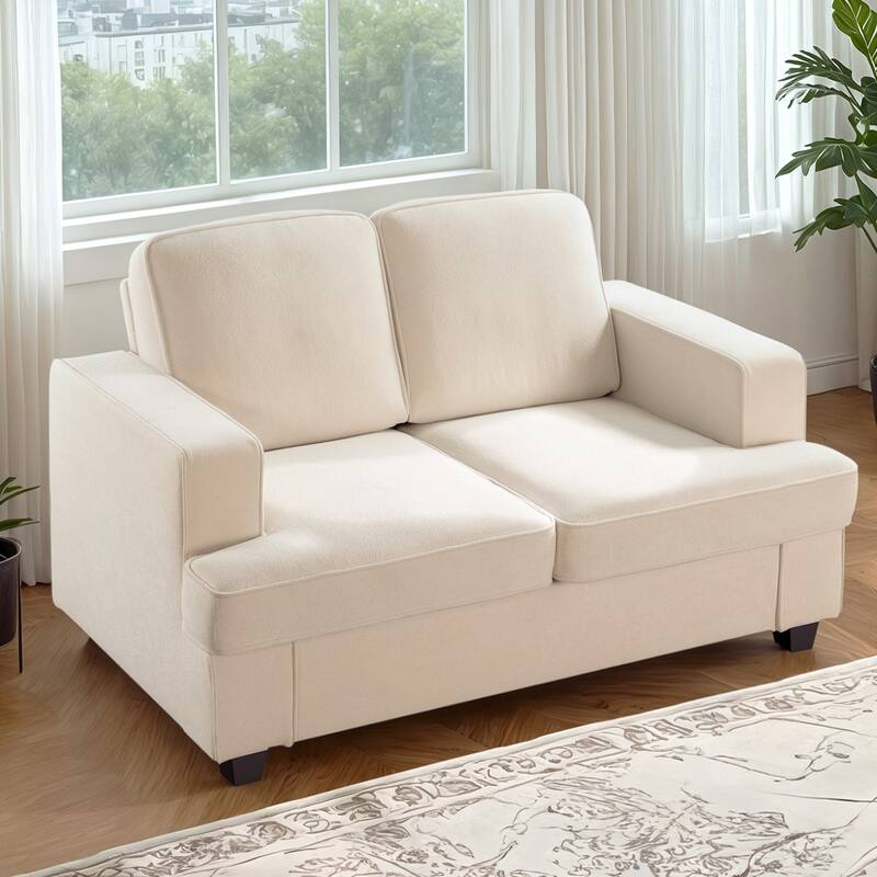 Modern Velvet Loveseat