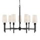 preview thumbnail 1 of 7, Hinkley Lighting 46456 Fenwick 9 Light 42" Wide Chandelier Black