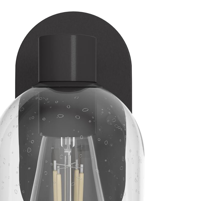Hunter Lochemeade 1 Light Wall Sconce, Damp Rated - Bathroom, Hallway, Bedroom - Modern Farmhouse, Contemporary, Industrial