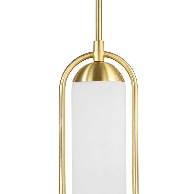 Thurles 83.5" Height Ceiling Fixture, Milk White - 6 x 21.625 x 4