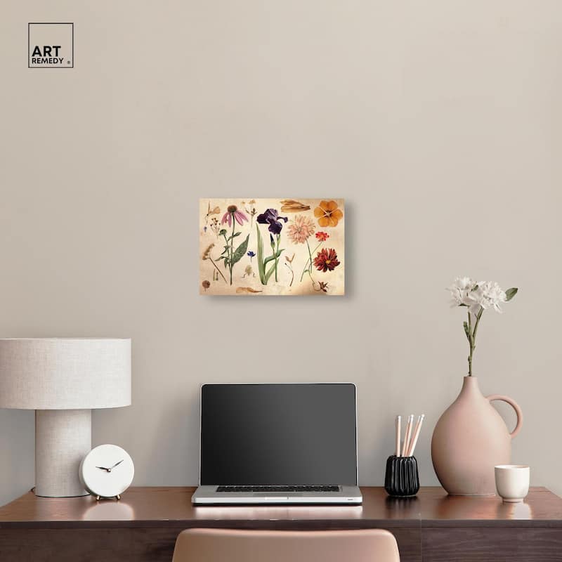 Floral Selection II Canvas by Art Remedy, Gallery Wrapped