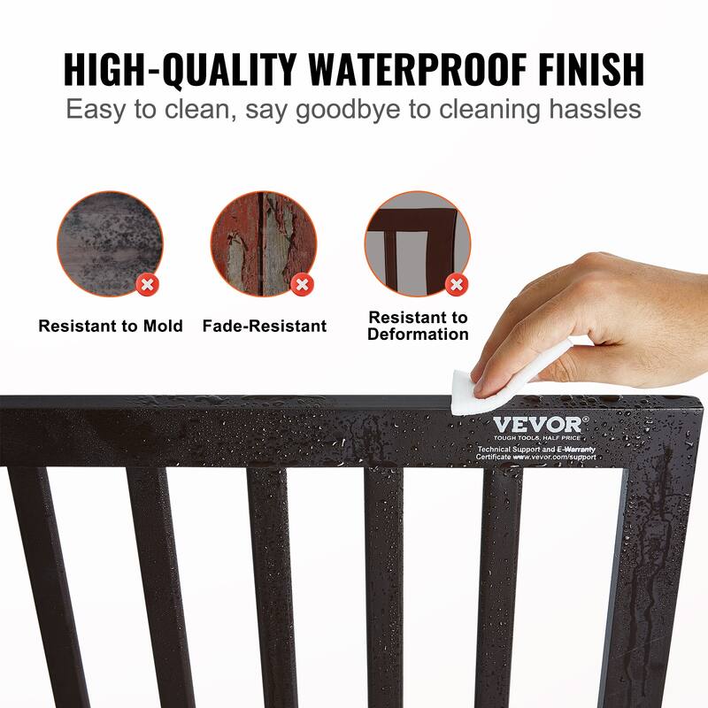 VEVOR Free Standing Dog Gate,Freestanding Pet Gate,for Wide and Narrow Passageways