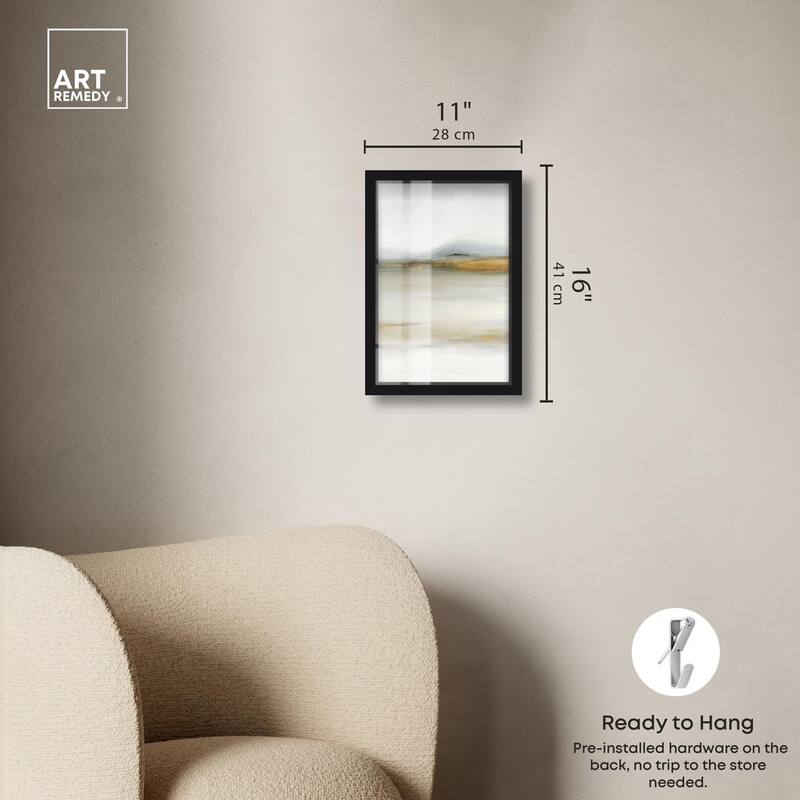 Misty Expanse II Shadowbox by Art Remedy