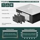 preview thumbnail 8 of 6, TORVA RV Kitchen Sink, 15 x 18 x 7 Inch Undermount Bar Sink Single Bowl Sink with Foldable Faucet Cutting Board, White