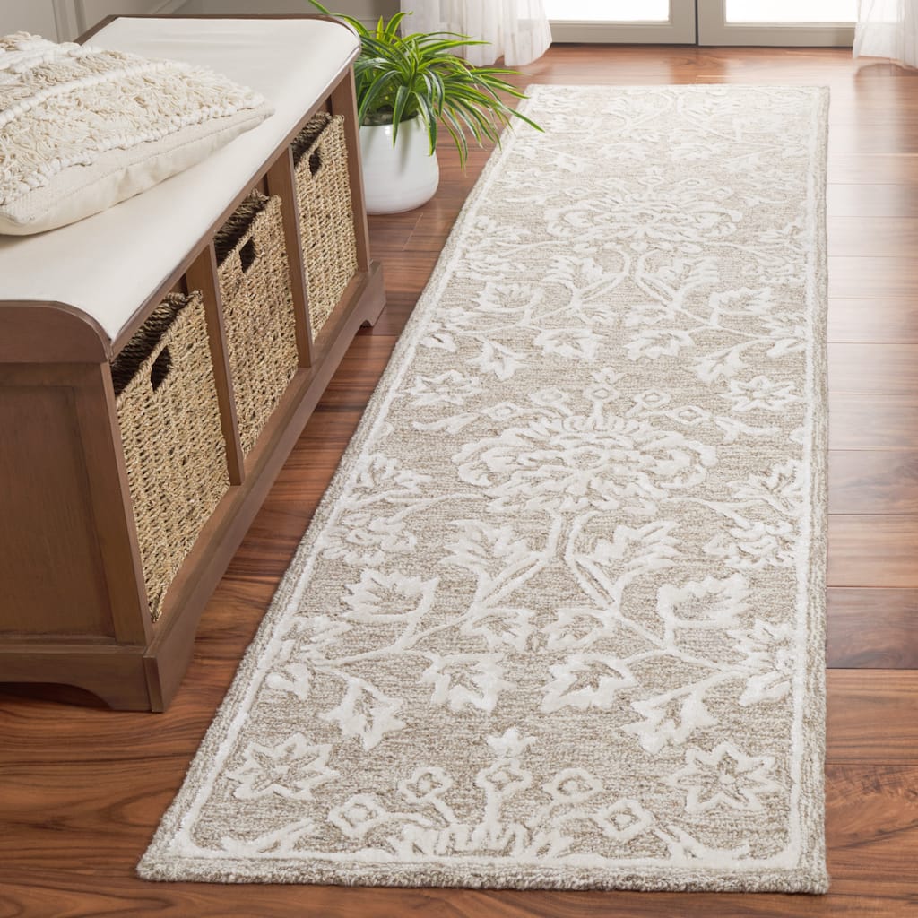 SAFAVIEH Handmade Glamour Fulden Wool/ Viscose Rug