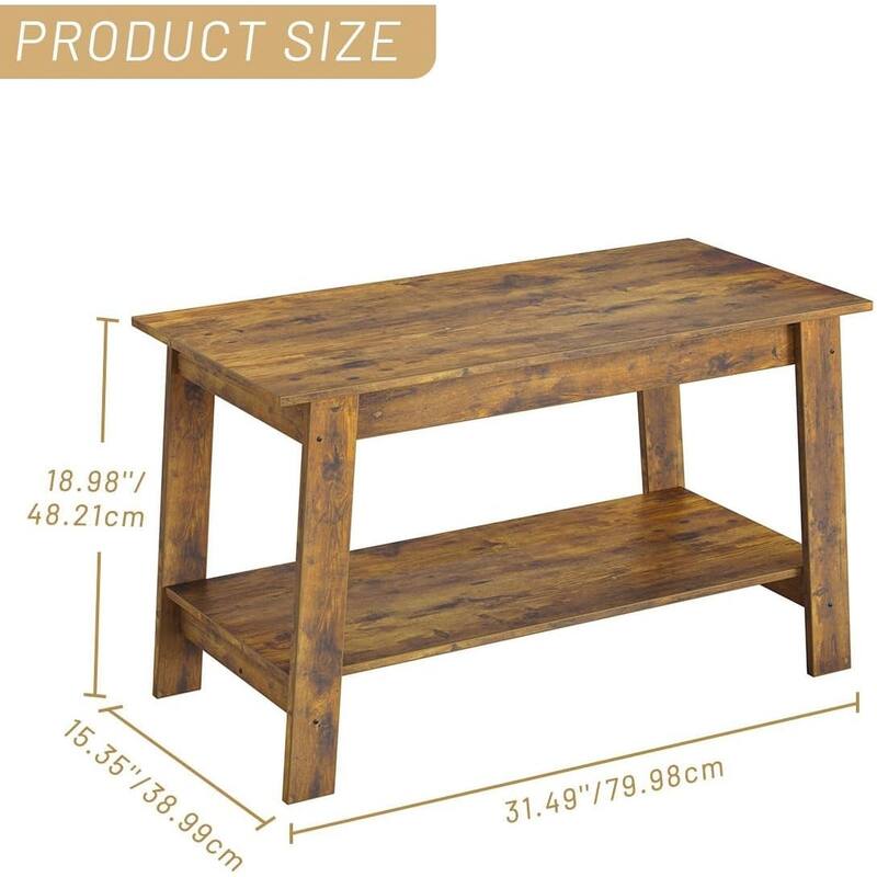 Coffee Table, 31.49'' Small Living Room Tables