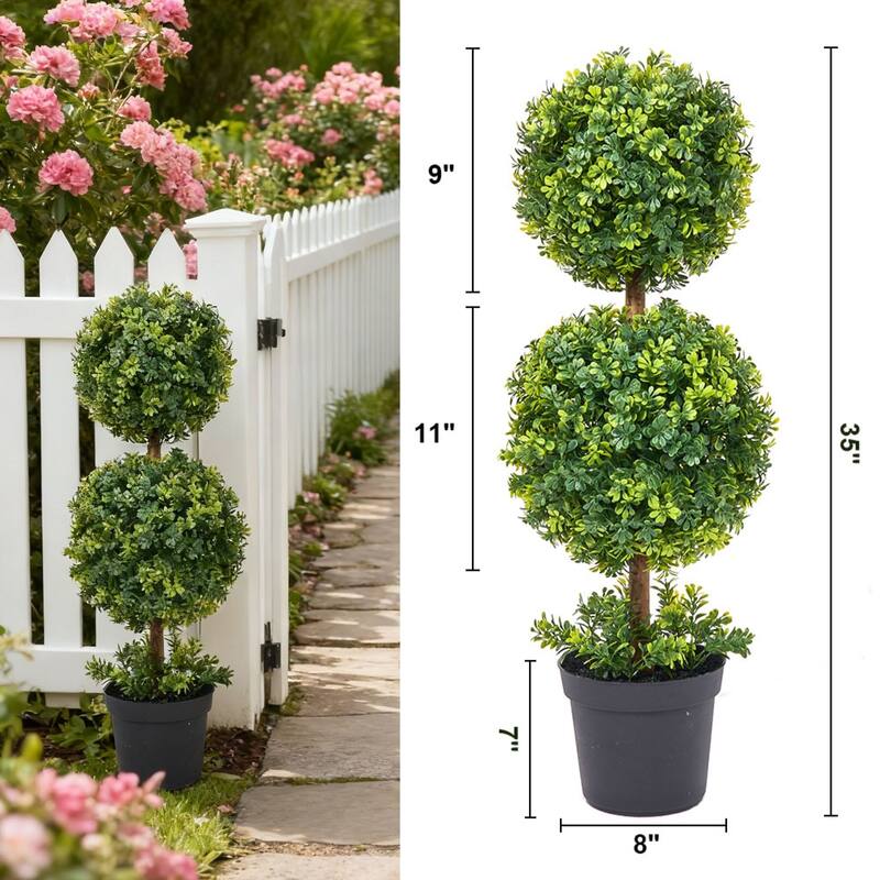 Artificial Boxwood Topiary Tree 3Ft/3.7Ft/4.2Ft