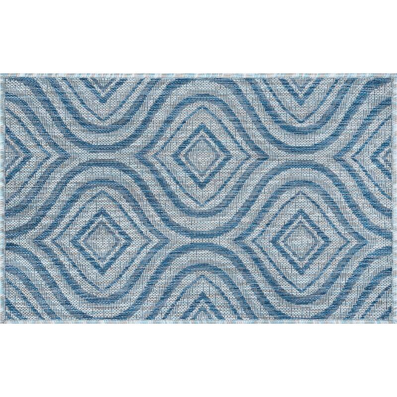 Colonnade Modern & Contemporary Abstract Indoor/Outdoor Area Rug