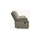 preview thumbnail 7 of 6, Draycoll Contemporary Double Reclining Loveseat w/Console, Pewter - Medium