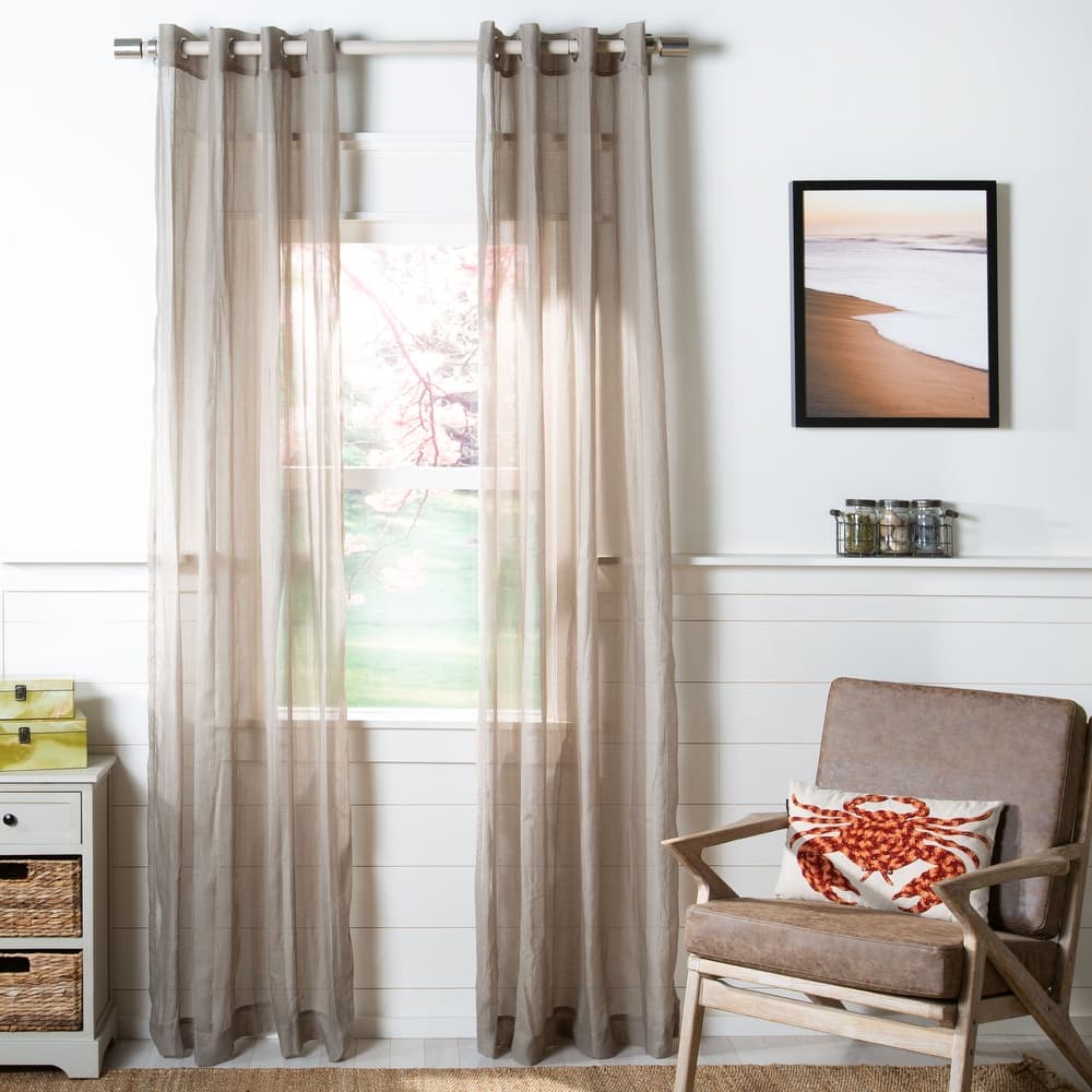 SAFAVIEH Wobke Sheer Window Curtain Panel