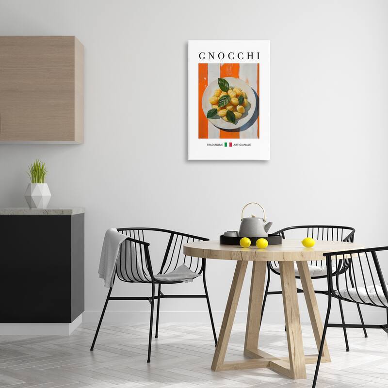 Stupell Traditional Gnocchi Pasta Canvas Wall Art Design By Andreas Magnusson
