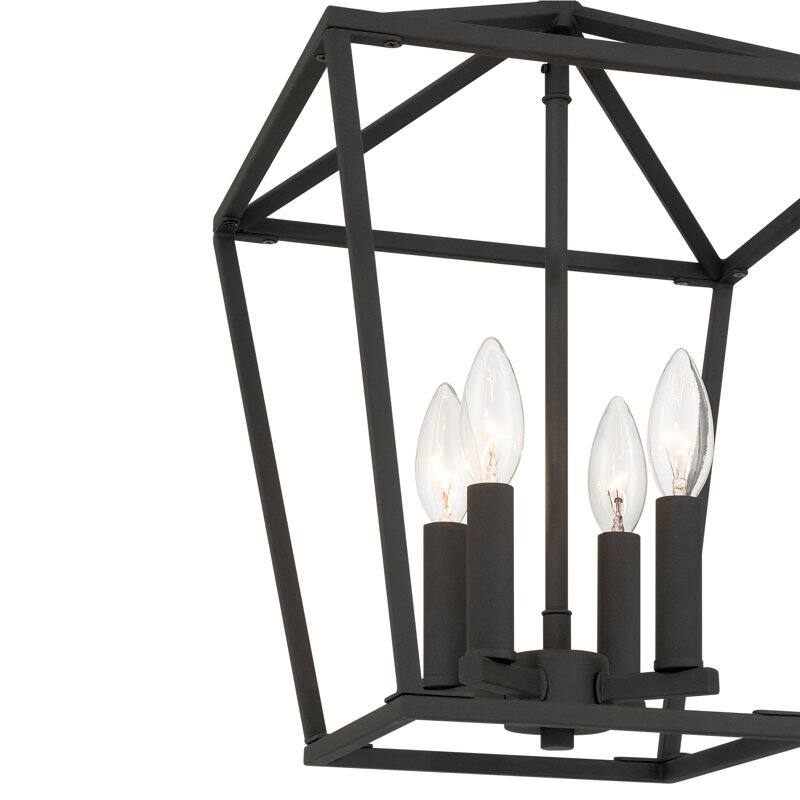 Acroma 4 Light 12In Lantern Square Pendant-UL