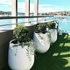 preview thumbnail 3 of 28, DreamPatio La Mirada 1-piece Fiberstone Tapered Planter for Indoor/Outdoor