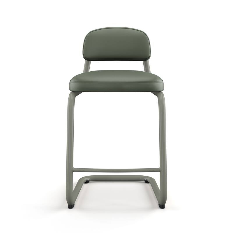 Amisco Flynn 26 in. Counter Stool with Metal Base