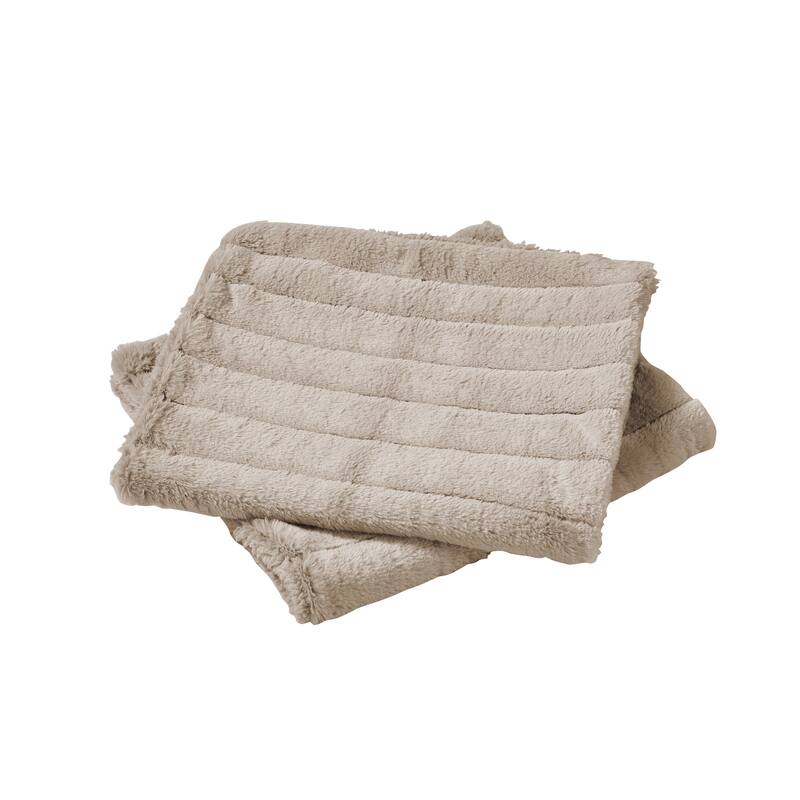 Decorative Supermink Solid Throw Pillow Covers Set of 2, NO INSERT