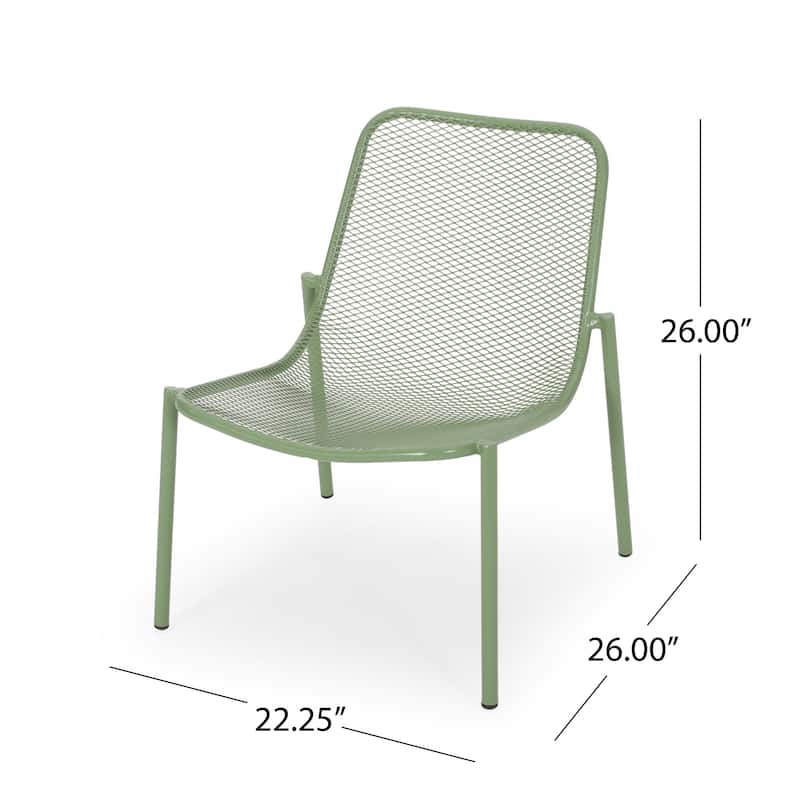 Bucknell Outdoor Modern Dining Chair (Set of 2) by Christopher Knight Home - 26.00" W x 22.25" L x 26.00" H