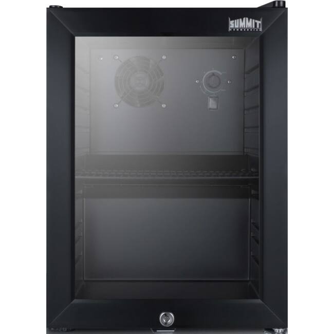 Summit 14 Inch Wide 0.85 Cu. Ft. Free Standing Beverage Center with
