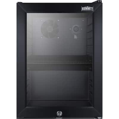 Summit 14 Inch Wide 0.85 Cu. Ft. Free Standing Beverage Center with