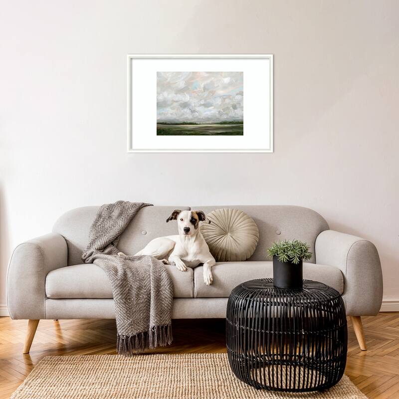 Muted Prairie by Nicole Walsh Wood Framed Wall Art Print