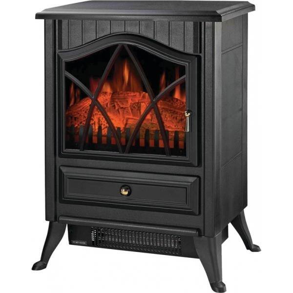 Shop Homebasix Nd 18d2s Electric Fireplace Stove Heater With